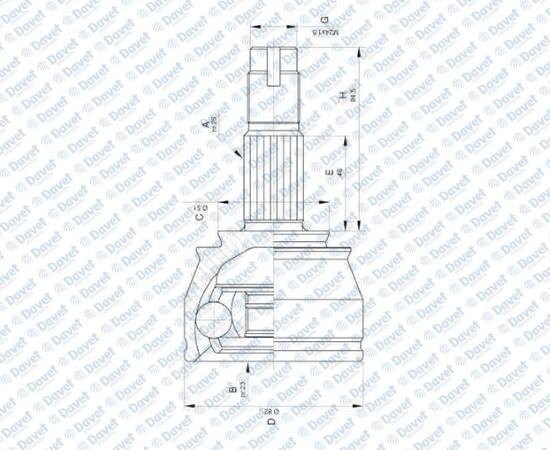 CIFAM 606592 Aks Kafasi (Fiat) Grande Punto 1.3 Mtj  ####